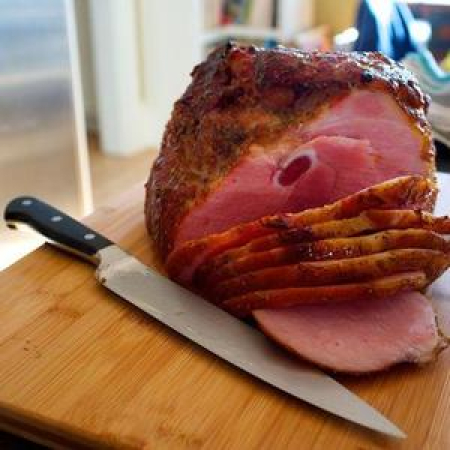 Farmhouse Ham With A Honey, Fennel, And Mustard Glaze (In A Crockpot)