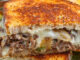 Slow Cooker Roast Beef Philly Cheesesteak French Dip Grilled Cheese Sandwich recipes
